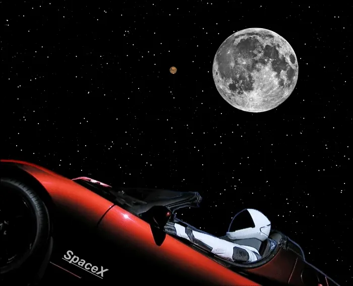 Asteroid Misterius yang dimaksud Berputar-putar di area Antariksa Ternyata Mobil Milik Elon Musk