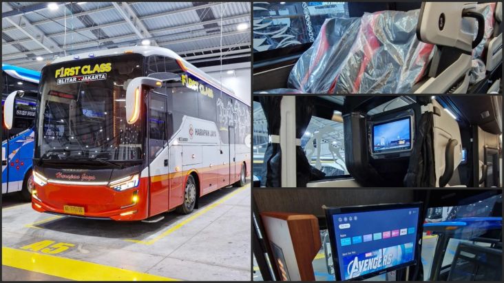 First Class dan juga Sleeper Akur di Satu Bus, PO Harapan Jaya Kasih Solusi Mudik!