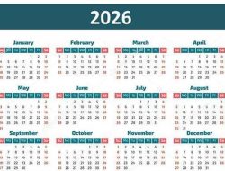Kalender 2026: 25 Hari Libur Nasional dan Cuti Bersama, Kapan Lebaran Idul Fitri?