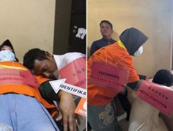 7 Adegan Rekonstruksi Pembunuhan Ketua RT Balikpapan Barat