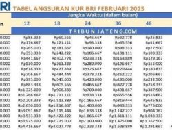 Cek Tabel KUR BRI 2026: Pinjaman Rp20 Juta hingga Rp250 Juta & Cicilan Bulanan