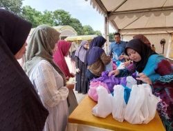 Warga Antusias Datangi Pasar Murah di RTH Pelaihari Tanahlaut, Mukbah Bahagia Dapat Sembako Murah