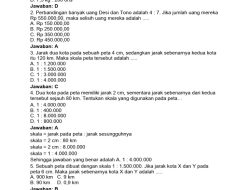25 Soal UAS Matematika Kelas 7 SMP Kurikulum Merdeka dengan Jawaban
