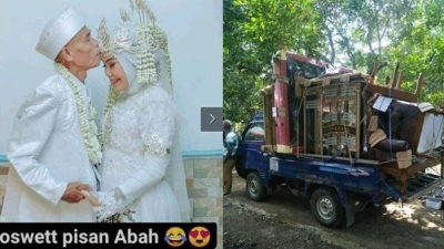 Haji Buhari, Kakek 71 Tahun Nikahi Gadis 18 Tahun dengan Pesta Meriah