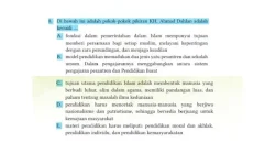 Kunci Jawaban PAI Kelas 11 SMA Halaman 324-325: Pokok Pikiran KH Ahmad Dahlan yang Tidak Benar